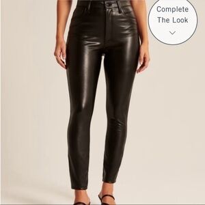 Curve Love Vegan Leather Skinny Pant